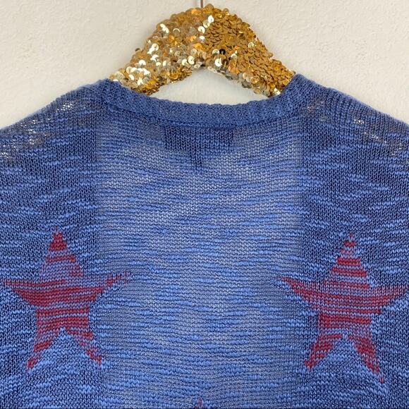 Lane Bryant • Blue And Red Star Cardigan - Picture 14 of 15